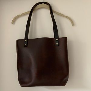 Portland Leather Company brown tote